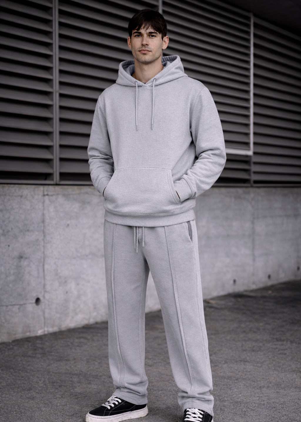Grey Hoodie  Grey Trouser  Premium Comfort Set