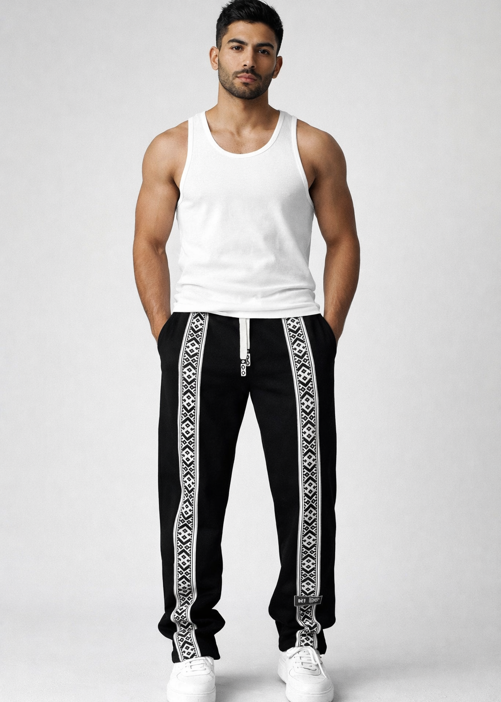 Men’s Casual Black joggers trouser