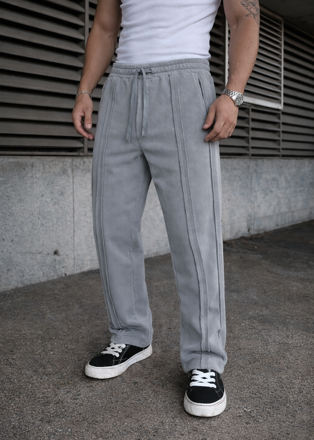 Men’s Casual grey joggers trouser