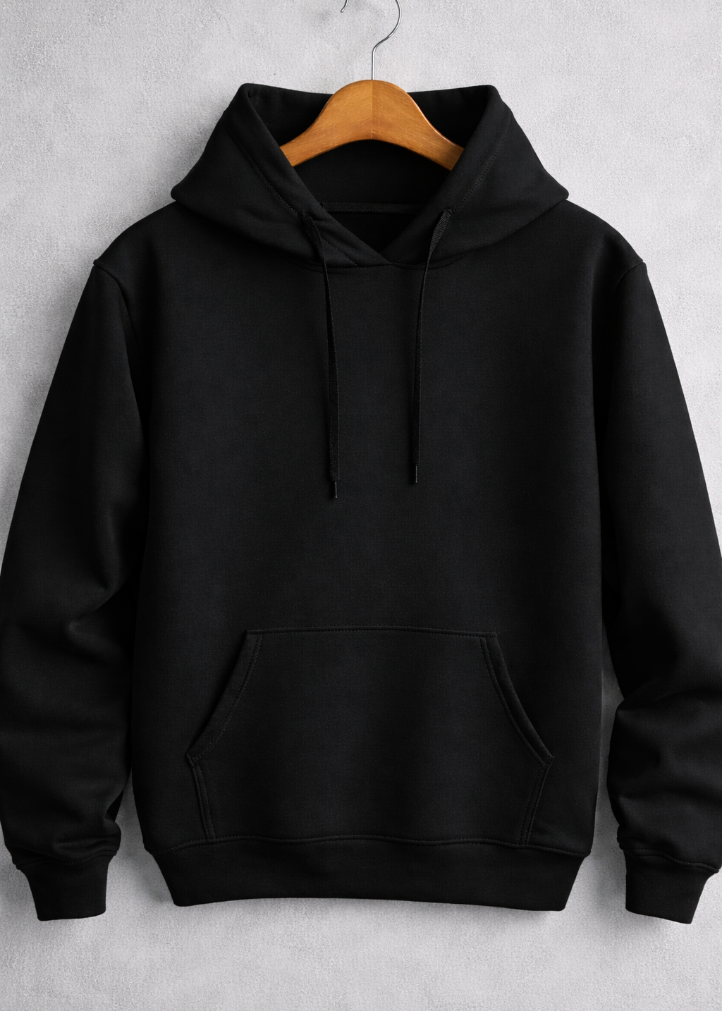 Premium Black Pullover Hoodie