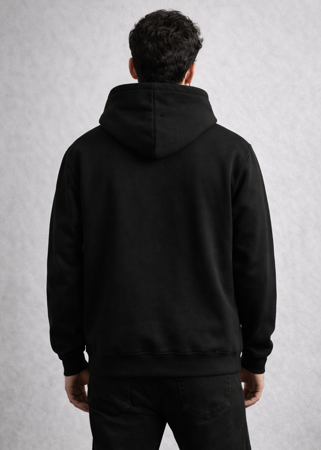 Premium Black Pullover Hoodie