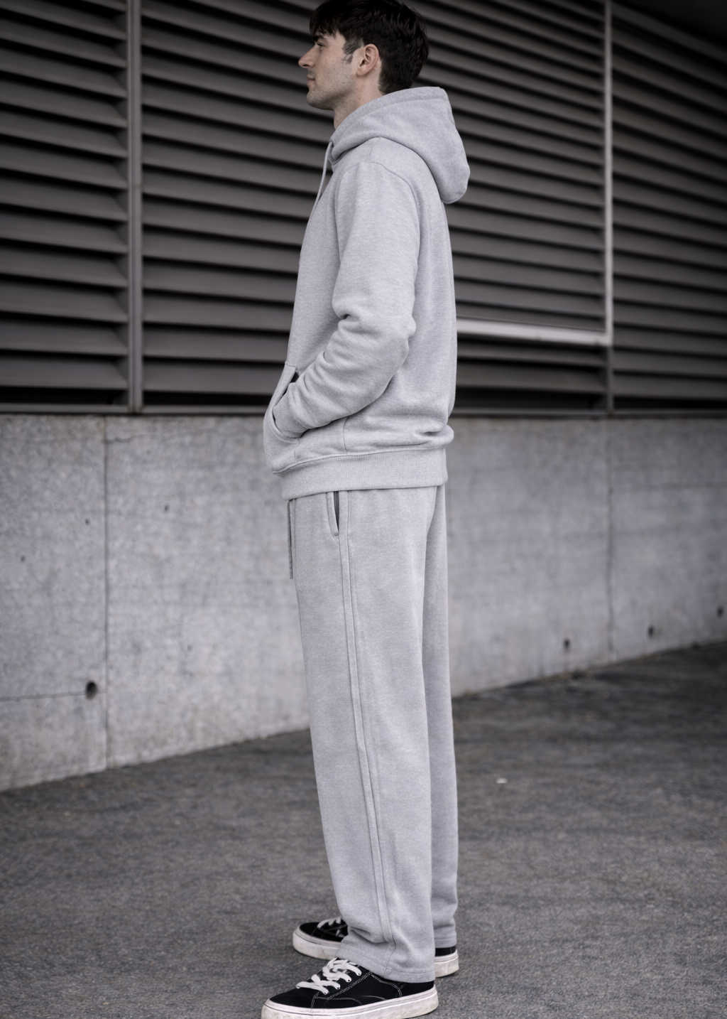 Grey Hoodie  Grey Trouser  Premium Comfort Set